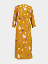 Paula Gray Printed Silk Crepe Dress