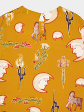 Paula Gray Printed Silk Crepe Dress