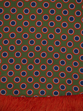 Paula Grayf Symmetrical Eye Dress with Feathers