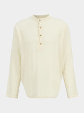 Spiritum Tulum Cream Gauze Cotton Shirt