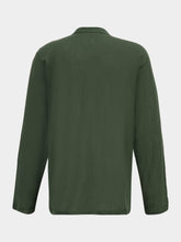 Spiritum Tulum Forest Green Gauze Cotton Shirt