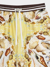 Dolce & Gabbana Shell Printed Silk Twill Shorts
