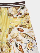 Dolce & Gabbana Shell Printed Silk Twill Shorts