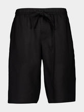 Dolce & Gabbana Black Casual Fit Linen Shorts