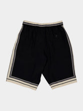 Dolce & Gabbana Black Vanity Silk Bermuda Shorts with Logo