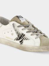 Golden Goose Zebra Pony Star Leather Super-Star Sneakers