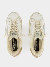 Golden Goose Super-Star Sneakers with Cocco Heel & Shearling
