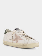 Golden Goose Light Pink Super Star Leather Sneakers