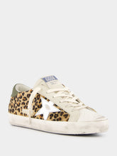 Golden Goose Super-Star Classic Sneakers with Horsy Leather and Laminated Star