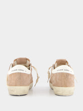 Golden Goose Super-Star Suede Sneakers with Laminated Leather Star