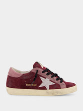 Golden Goose Burgundy Superstar Classic Sneakers