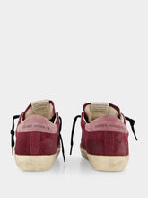 Golden Goose Burgundy Superstar Classic Sneakers