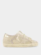Golden Goose Beige Super-Star Leather Sneakers
