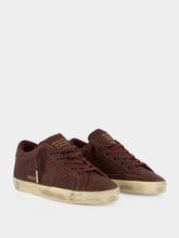 Golden Goose Bordeaux Super-Star Leather Sneakers