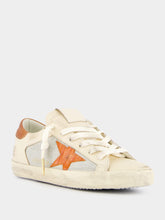 Golden Goose Super-Star Double Quarter Orange Sneakers