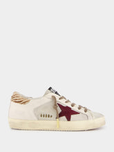 Gray and Red Zebra Print Super Star Sneakers | PDP - Fashion Clinic