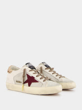 Gray and Red Zebra Print Super Star Sneakers | PDP - Fashion Clinic