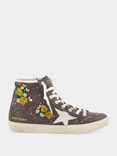 Golden Goose Dark Grey Francy Suede High-Top Sneakers