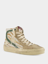 Golden Goose Slide Classic Zebra Horsy Sneakers