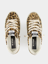 Brown Leopard Print Hi Star Sneakers | PDP - Fashion Clinic