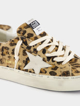 Brown Leopard Print Hi Star Sneakers | PDP - Fashion Clinic