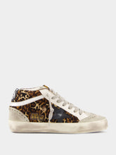 Golden Goose Animal Print Mid Star Sneakers