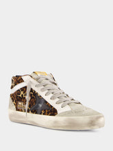 Golden Goose Animal Print Mid Star Sneakers
