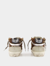 Golden Goose Animal Print Mid Star Sneakers