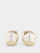 Golden Goose White V-Star LTD Sneakers with Pony Skin Star