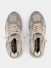 Grey Sneakers Running Dad Suede Leather | PDP - Fashion Clinic