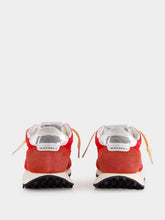 Golden Goose Red Nylon Silver Star Marathon Sneakers