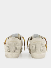 Golden Goose Super-Star Perforated Suede Sneakers in Grey