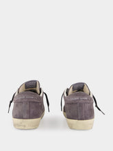 Golden Goose Grey Super-Star Glitter Star Sneakers