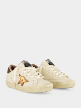 Golden Goose Buttercream Super-Star Leather Sneakers