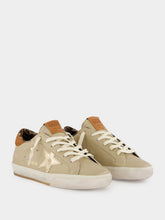 Golden Goose Beige Super-Star Nappa Leather Sneakers