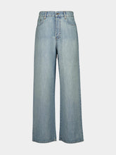Miu Miu Light Blue Chambray High-Rise Jeans