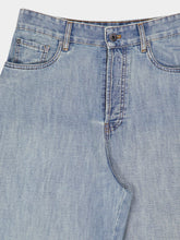 Miu Miu Light Blue Chambray High-Rise Jeans