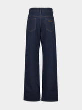 Miu Miu Blue Wide-Leg Denim Jeans