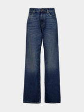 Miu Miu Navy High-Rise Loose Denim Jeans