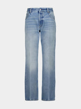 Miu Miu Sapphire Blue Washed Denim Jeans