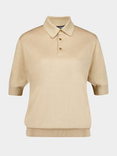 Dolce & Gabbana Short-Sleeve Silk Polo Shirt
