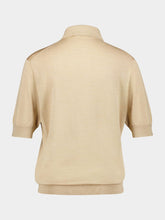Dolce & Gabbana Short-Sleeve Silk Polo Shirt