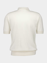 Dolce & Gabbana Ivory Cashmere and Silk Polo-Shirt