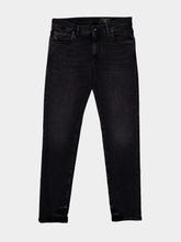 Dolce & Gabbana Black Slim-Fit Stretch Cotton Jeans