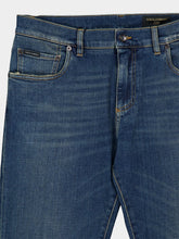 Dolce & Gabbana Blue Straight-Fit Denim Jeans