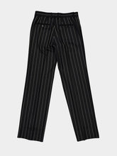 Dolce & Gabbana Black Pinstripe Wool Trousers