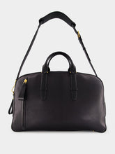 Black Grain Leather Buckley Bowling Bag | PDP - Fashion Clinic