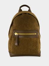 Tom Ford Buckley Suede Backpack in Walnut Brown