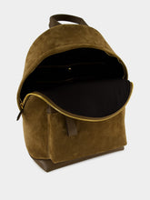 Tom Ford Buckley Suede Backpack in Walnut Brown
