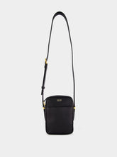 Tom Ford Black Grain Leather Small Messenger Bag